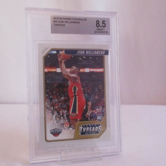 2019-20 PANINI CHRONICLES #78 ZION WILLIAMSON THREADS NM MT+ 8.5
